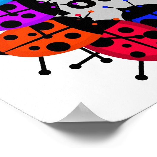 Ladybug Border Poster (Ecke)