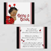 Ladybug Bringen Sie ein afrikanisches amerikanisch Begleitkarte (Vorne/Hinten)