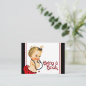 Ladybug bringt Blonde für die Buchkarten Begleitkarte (Stehend Vorderseite)