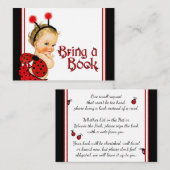 Ladybug bringt Blonde für die Buchkarten Begleitkarte (Vorne/Hinten)