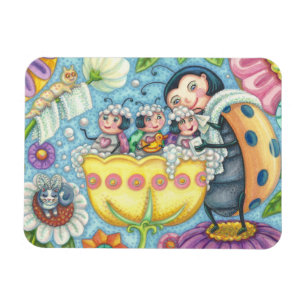 Ladybug Bubblebath LADYBUG FAMILY MAGNET