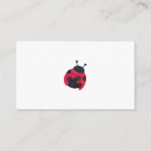 Ladybug-Bücher für die Babyverpackungskarte Begleitkarte (Rückseite)