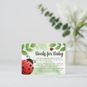 Ladybug-Bücher für die Beilage der Babyverpackungs Begleitkarte (Stehend Vorderseite)