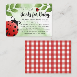 Ladybug-Bücher für die Beilage der Babyverpackungs Begleitkarte