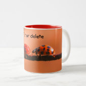 Ladybug Buddies Nature Personalisiert Zweifarbige Tasse (VorderseiteRechts)