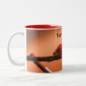 Ladybug Buddies Nature Personalisiert Zweifarbige Tasse (Links)