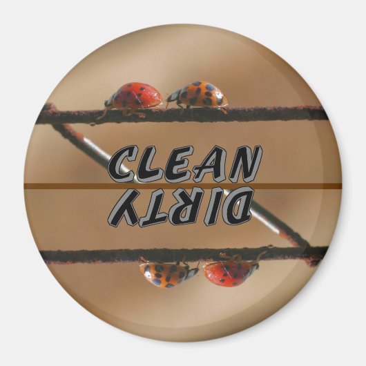 Ladybug Buddies Tiergeschirrspüler Magnet (Vorne)