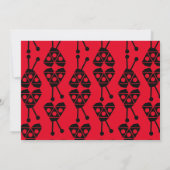 Ladybug Bug Insect Geometrie Geburtstagsparty Einladung (Rückseite)