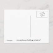 Ladybug-Bus Einladungspostkarte (Rückseite)