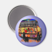 Ladybug-Bus Magnet (Vorderseite/Rückseite)