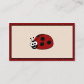 Ladybug Business Cards Visitenkarte (Rückseite)