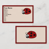 Ladybug Business Cards Visitenkarte (Vorne/Hinten)