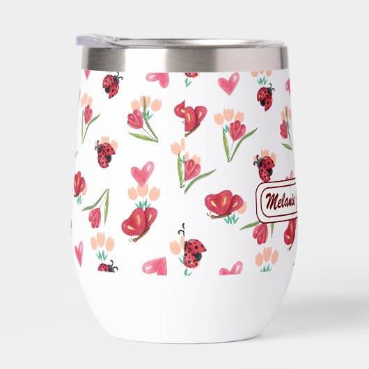 Ladybug, Butterfly und Tulip Herzmuster (Rechts)