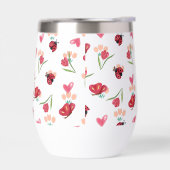 Ladybug, Butterfly und Tulip Herzmuster (Links)