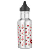 Ladybug, Butterfly und Tulip Herzmuster Edelstahlflasche (Links)