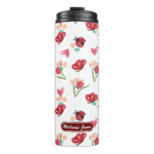 Ladybug, Butterfly und Tulip Herzmuster