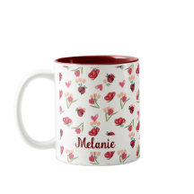 Ladybug, Butterfly und Tulip Herzmuster