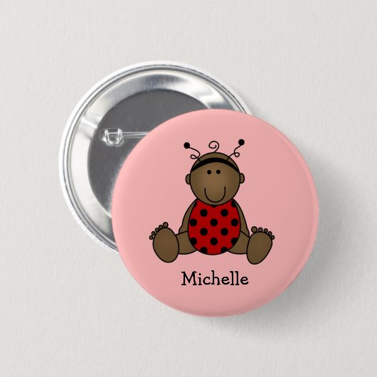 Ladybug Button (Vorne & Hinten)