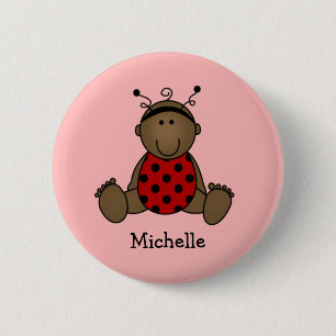 Ladybug Button