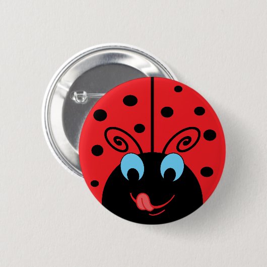 Ladybug Button (Vorne & Hinten)