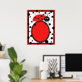Ladybug Canvas Print Poster (Heimbüro)