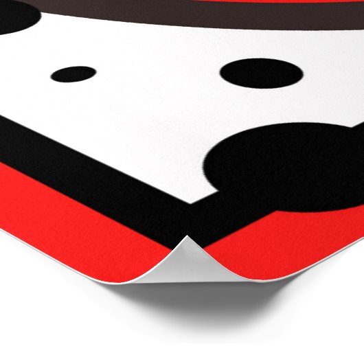 Ladybug Canvas Print Poster (Ecke)