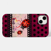 Ladybug Case-Mate iPhone Hülle (Rückseite (Horizontal))