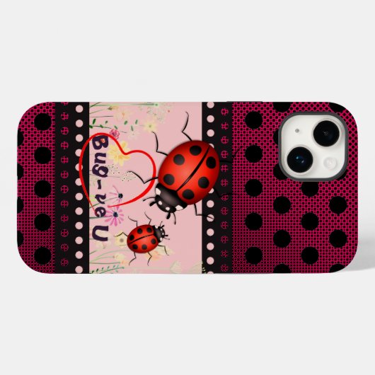 Ladybug Case-Mate iPhone Hülle (Rückseite (Horizontal))