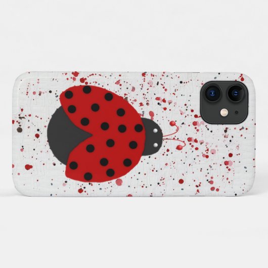 Ladybug Case-Mate iPhone Hülle (Rückseite (Horizontal))