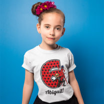 Ladybug & Cat Noir 6. Geburtstag T-Shirt