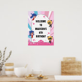 Ladybug Cat Noir Chibi Geburtstag Herzlich Willkom Poster (Küche)
