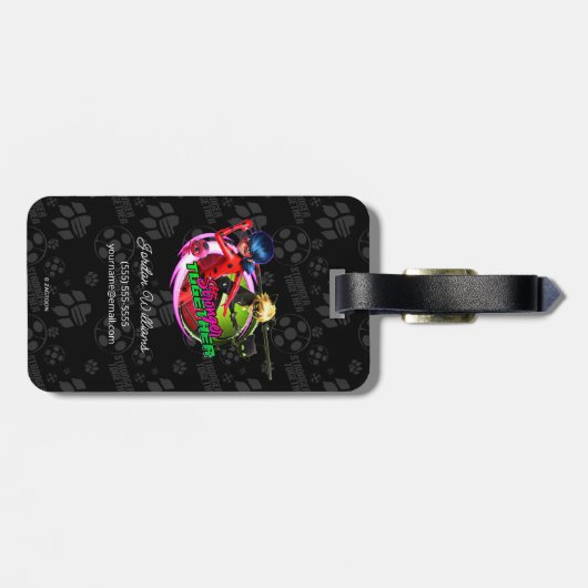Ladybug & Cat Noir | Gemeinsam Gepäckanhänger (Rückseite horizontal)