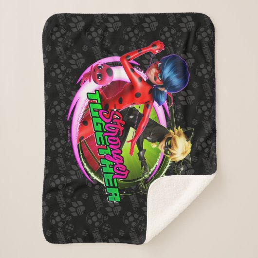 Ladybug & Cat Noir | Gemeinsam Sherpadecke (Vorderseite)