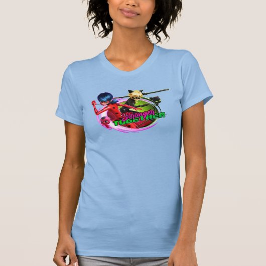 Ladybug & Cat Noir | Gemeinsam T-Shirt (Vorderseite)