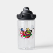 Ladybug & Cat Noir | Gemeinsam Trinkflasche (Rückseite)