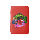 Ladybug & Cat Noir | Glück & Charme Badematte (Vorderseite Vertikal)