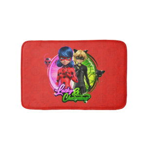 Ladybug & Cat Noir Glück & Charme Badematte