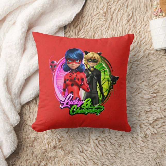 Ladybug & Cat Noir | Glück & Charme Kissen (Decke)