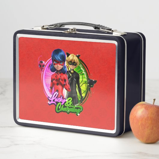 Ladybug & Cat Noir | Glück & Charme Metall Brotdose (Beispiel)