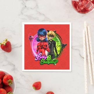 Ladybug & Cat Noir | Glück & Charme Serviette