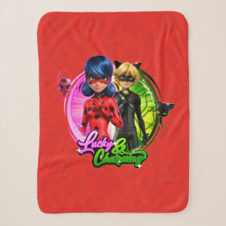 Ladybug & Cat Noir | Glück & Charme Sherpadecke