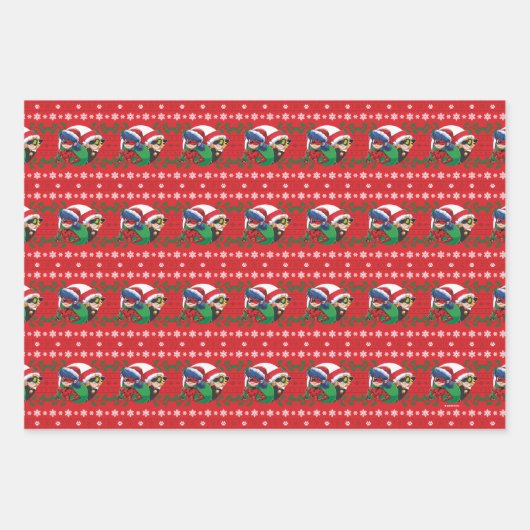 Ladybug & Cat Noir | Holiday Graphic Geschenkpapier Set (Vorderseite)