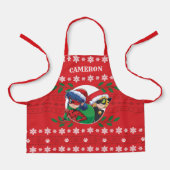Ladybug & Cat Noir | Holiday Graphic Schürze (Vorderseite)