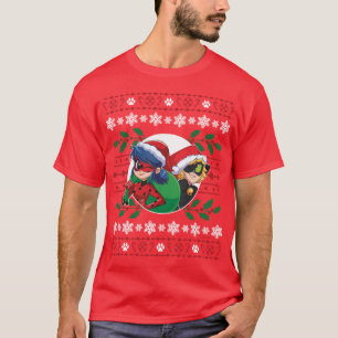 Ladybug & Cat Noir Holiday Graphic T-Shirt