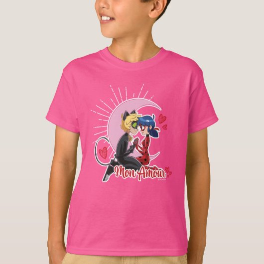 Ladybug & Cat Noir | Mon Amour T-Shirt (Vorderseite)