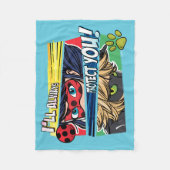 Ladybug & Cat Noir schützen Sie immer Fleecedecke (Vorderseite)