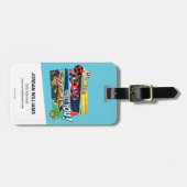 Ladybug & Cat Noir schützen Sie immer Gepäckanhänger (Vorderseite horizontal)