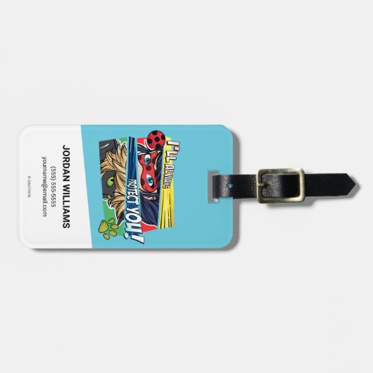 Ladybug & Cat Noir schützen Sie immer Gepäckanhänger (Vorderseite horizontal)