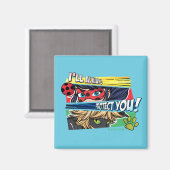 Ladybug & Cat Noir schützen Sie immer Magnet (Vorderseite/Rückseite)