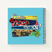 Ladybug & Cat Noir schützen Sie immer Notizblock (Rückseite)